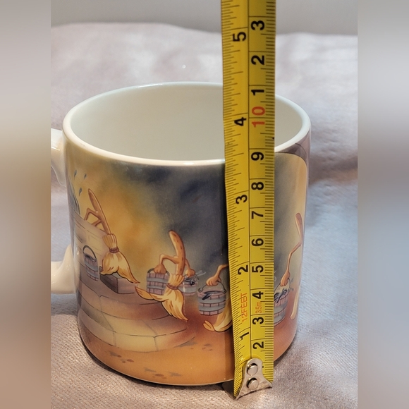Vintage Disney Fantasia Mickey Mouse Sorcerers Apprentice Coffee Mug Japan Magic - Picture 12 of 13